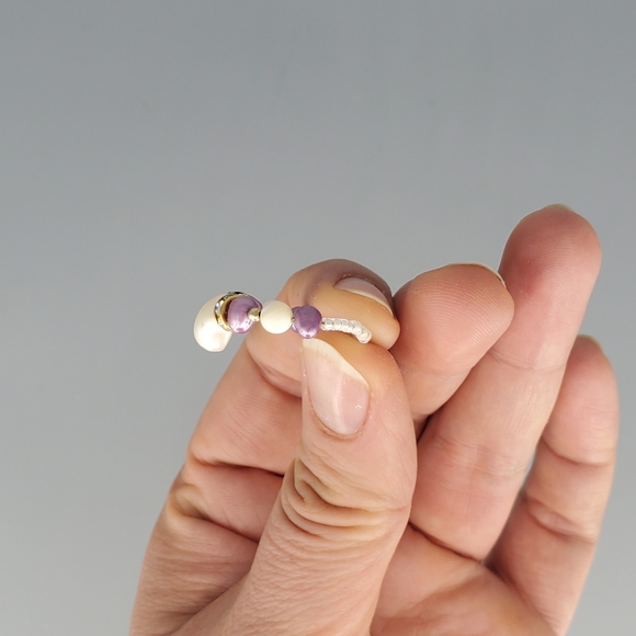 Freshwater Pearl Beaded Ring - Picture 8 of 8